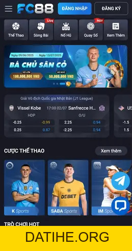 FC88 CCPHE - LINK FC88.COM CÁ CƯỢC ONLINE SỐ #1 - DATIHE